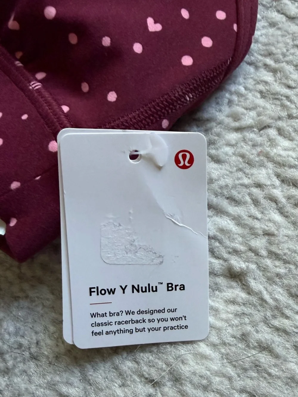NWT Lulu Lemon Flow Y Nulu Bra Size 6